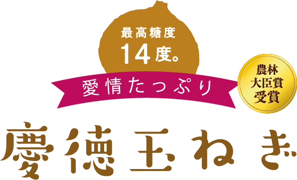 最高糖度14度ジューシーな慶徳玉ねぎ